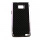 Coque pour Samsung I9100 Galaxy S2 effet carbonne + film protection ecran offert