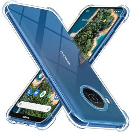 Coque silicone transparente antichoc pour Nokia X20