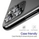 Protection caméra contour aluminium noir pour Iphone 12 Pro 