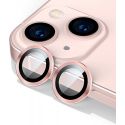 Protection caméra contour aluminium rose pour Iphone 13 Mini
