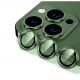 Protection caméra contour aluminium vert pour Iphone 12 Pro 