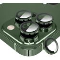 Protection caméra contour aluminium vert pour Iphone 13 Pro Max