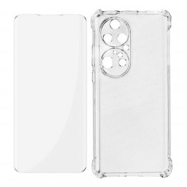 Coque silicone transparente antichoc pour Huawei P50 Pro