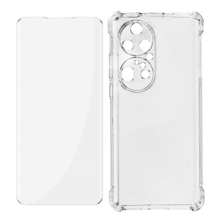 Coque silicone transparente antichoc pour Huawei P50 Pro