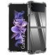 Coque silicone pour Samsung Z Flip 3 antichoc transparente