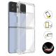 Coque silicone pour Samsung Z Flip 4 antichoc transparente