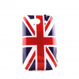 Coque HTC G13 Wildfire S rigide drapeau UK/Angleterre + film protection écran offert