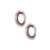 Protection caméra contour aluminium rose pour Iphone 15