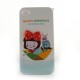 Coque integrale petite fille bateau et noeud rouge pour Iphone 4 + film protection ecran