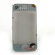 Coque integrale rayee bleue et reve Noel garcon pour Iphone 4 + film protection ecran