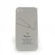 Coque integrale blanche signe zodiaque Taureau avec des strass diamants  pour Iphone 4 + film protection ecran