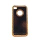 Coque pourtour diamant pour Iphone 4 + film protection ecran