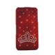 Coque de protection integrale avec strass diamants pour Iphone 4+ film protection