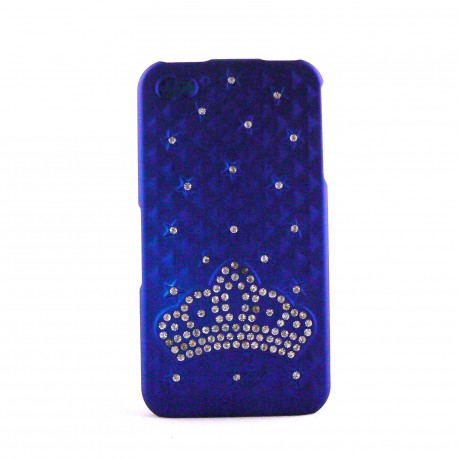 Coque de protection integrale avec strass diamants pour Iphone 4+ film protection