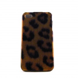 Coque integrale leopard  pour Iphone 4 + film protection ecran