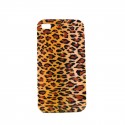 Coque brillante beige tache de leopard pour Iphone 4 + film protection ecran
