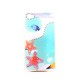 Coque brillante etoile de mer avec strass diamants incrustes pour Iphone 4 + film protection ecran