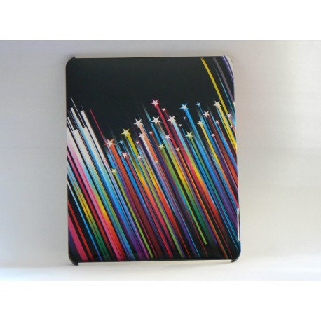 Coque Etui brillante etoiles filantes  pour Ipad 1 + film protection ecran offert