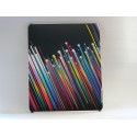 Coque Etui brillante etoiles filantes  pour Ipad 1 + film protection ecran offert