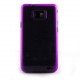 Coque semi-rigide transparente Samsung I9100 Galaxy S2 + film protection ecran offert