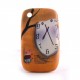 Coque silicone horloge et petit cochon pour Blackberry 8520 curve+ film protection ecran offert