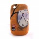 Coque silicone horloge et petit cochon pour Blackberry 8520 curve+ film protection ecran offert