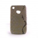 Coque beige peau de serpent Blackberry 8520 curve+ film protection ecran offert