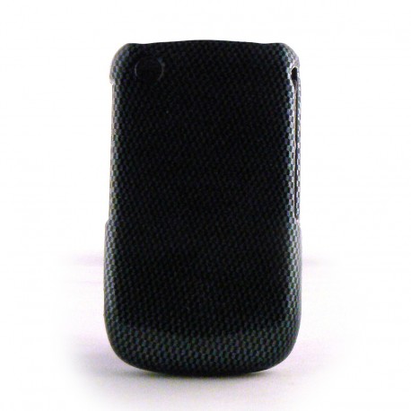 Coque en 2 parties semi-integrale damier noir et gris Blackberry 8520 curve+ film protection ecran offert