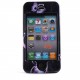 Coque integrale papillons bleus Iphone 4 + film protection ecran