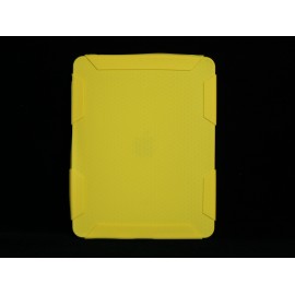 Coque Etui souple en silicone nid d'abeille pour Ipad 1 + film protection ecran 