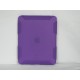 Coque Etui souple en silicone nid d'abeille pour Ipad 1 + film protection ecran 