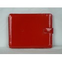 Etui pochette vernis rouge pour Ipad 1 + film protection ecran 