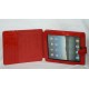 Etui pochette vernis rouge pour Ipad 1 + film protection ecran 