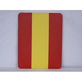 Coque en cuir + Etui cuir drapeau Espagne pour Ipad 1 + film protection ecran