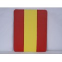 Coque en cuir + Etui cuir drapeau Espagne pour Ipad 1 + film protection ecran