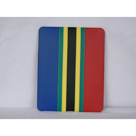 Coque en cuir + Etui cuir drapeau Afrique du Sud pour Ipad 1 + film protection ecran