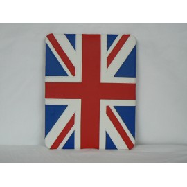 Coque en cuir + Etui cuir drapeau UK/Angleterre pour Ipad 1 + film protection ecran