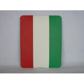 Coque en cuir + Etui cuir drapeau Italie pour Ipad 1 + film protection ecran