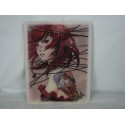 Coque Etui brillante motif "manga" jeune fille rousse pour Ipad 1 + film protection ecran offert