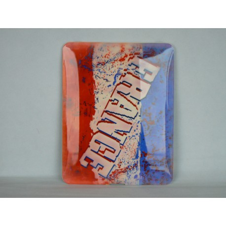 Coque brillante drapeau France pour Ipad 1 + film protection ecran