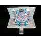 Pochette Etui Ed Hardy avec une rose pour Ipad 1 + film protection ecran offert