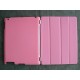 Smart cover polyurethane+ coque pour Ipad 2 + film protection ecran offert