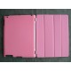 Smart cover polyurethane+ coque pour Ipad 2 + film protection ecran offert