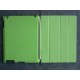 Smart cover polyurethane+ coque pour Ipad 2 + film protection ecran offert