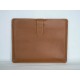 Etui en cuir souple marron pour Ipad 2 et Ipad 1+ film protection ecran offert