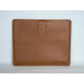 Etui en cuir souple marron pour Ipad 2 et Ipad 1+ film protection ecran offert