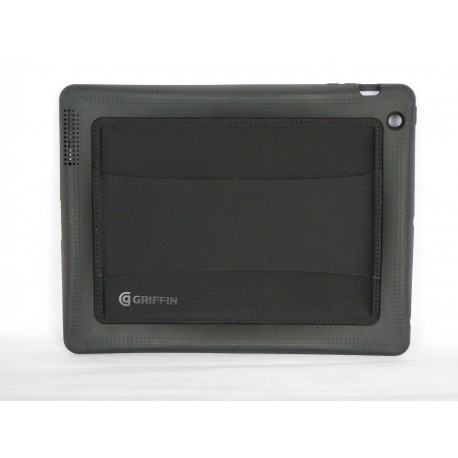 Coque souple noire Griffin Airstrap pour Ipad 2 + film protection ecran offert