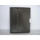 Pochette brillante noire peau de serpent pour Ipad 2 + film protection ecran offert