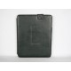 Pochette en simili cuir noir pour Ipad 1 + film protection ecran offert