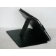 Pochette en simili cuir noir pour Ipad 1 + film protection ecran offert